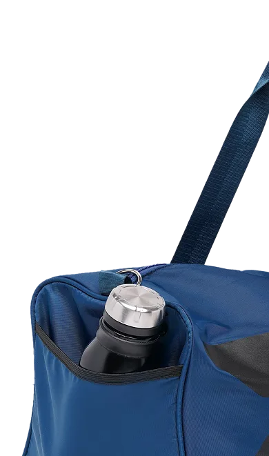 Zuzumonk sustainable gym bag with water bottle pocket